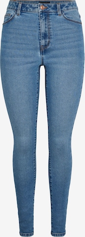 PIECES Skinny Jeans 'Dana' in Blue: front