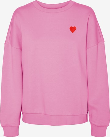 Felpa 'VMBEA' di VERO MODA in rosa: frontale
