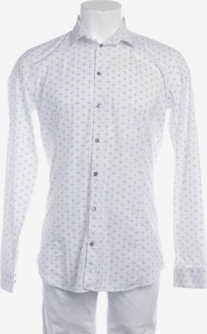 PATRIZIA PEPE Button Up Shirt in M in White: front