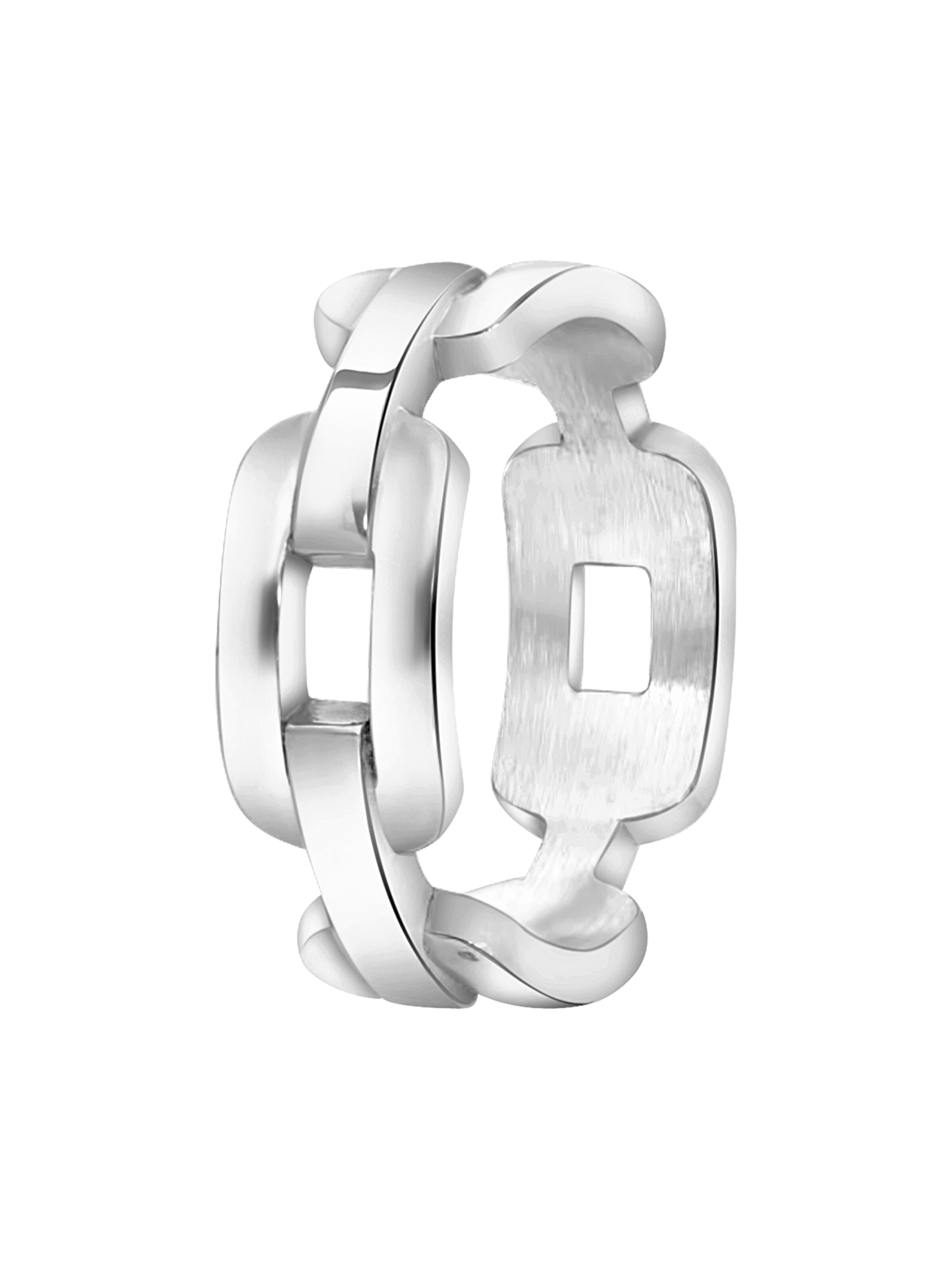 Lucardi Ring in Silber: Vorderseite