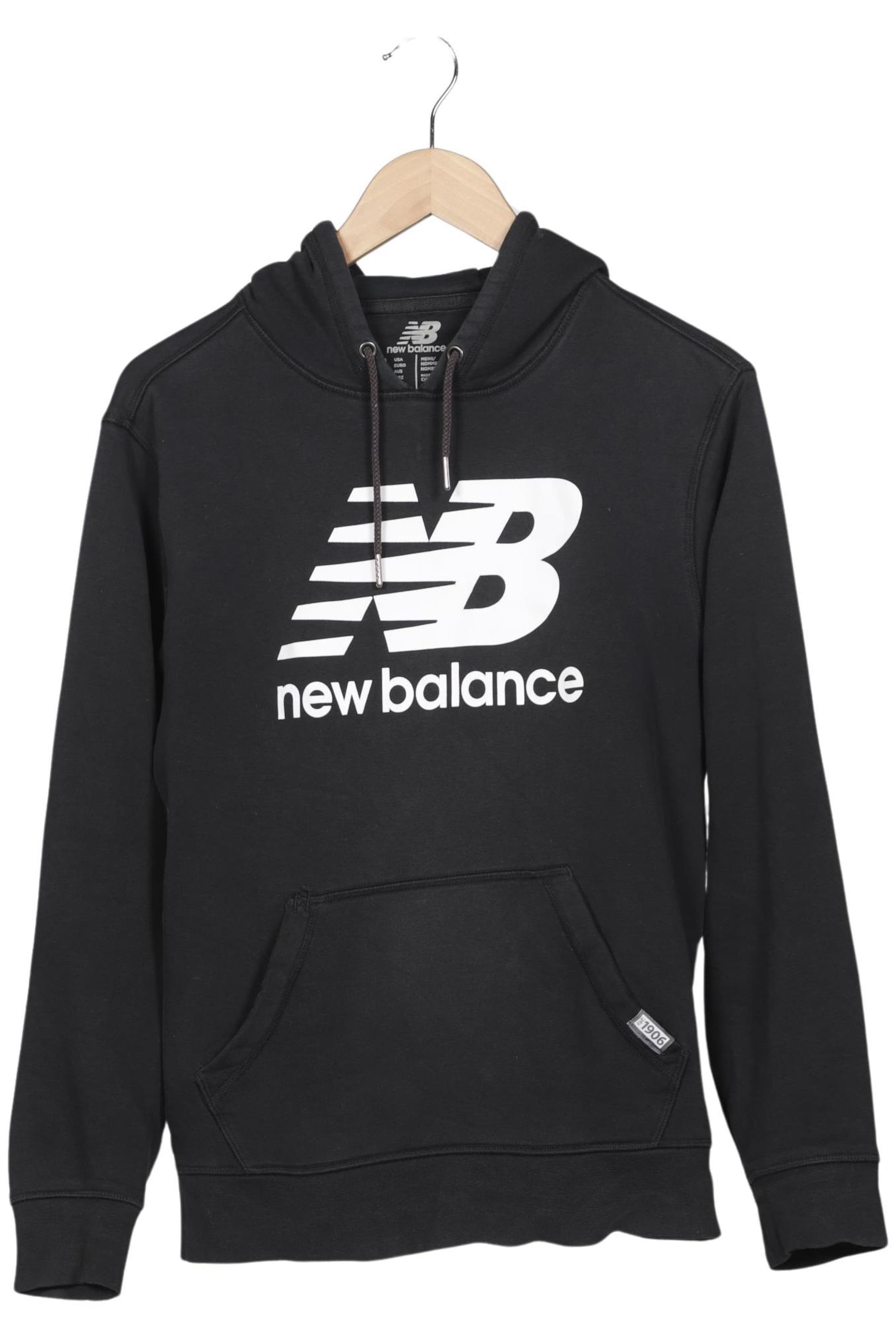 new balance Kapuzenpullover S in Schwarz: Vorderseite