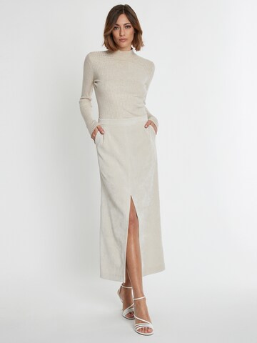Ana Alcazar Skirt 'Sasli' in Beige