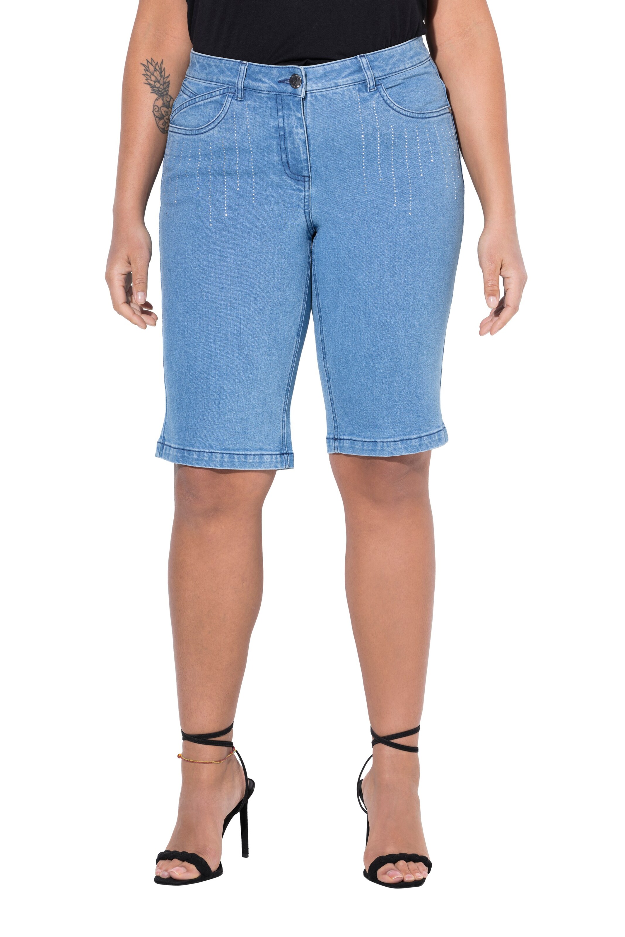 MIAMODA Slimfit Jeans in Blauw: voorkant