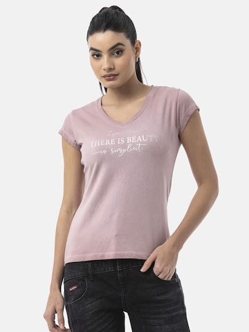 T-shirt CIPO & BAXX en rose : devant