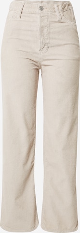 LEVI'S ® - Vaquero 'Ribcage Straight Ankle' en beige: frente