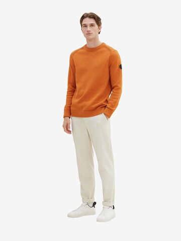 TOM TAILOR Sweater in Orange