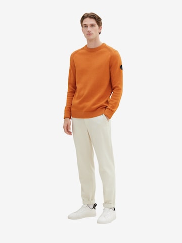 TOM TAILOR - Pullover em laranja