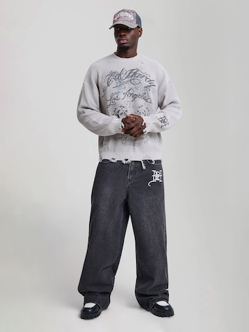 Ed Hardy Loosefit Jeans in Schwarz