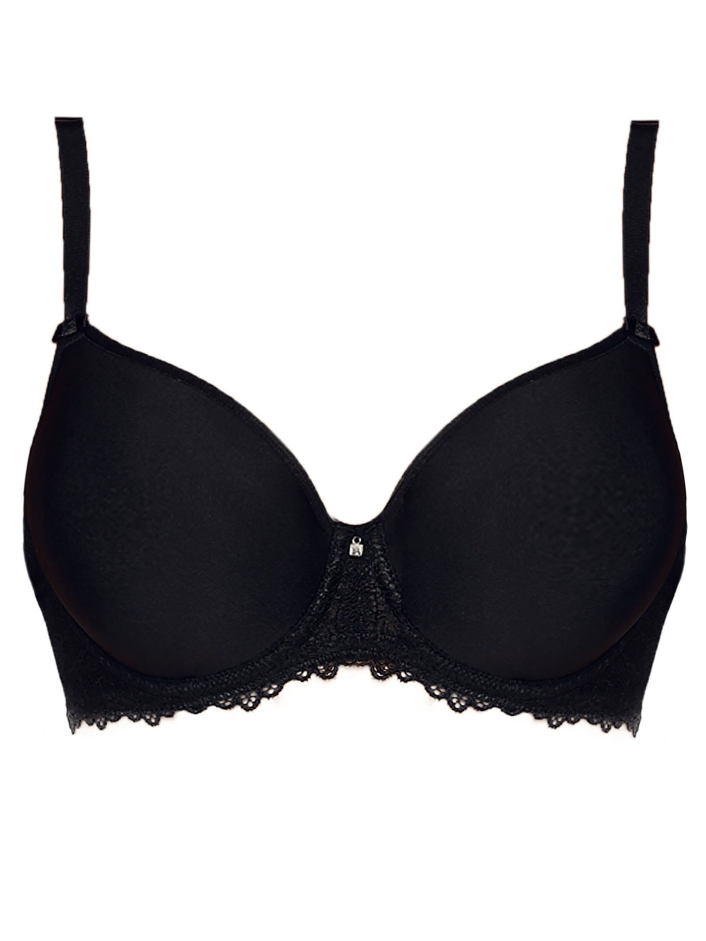 VIANIA T-Shirt BH 'Leni'‌‌‌‌‌ in Schwarz: Vorderseite