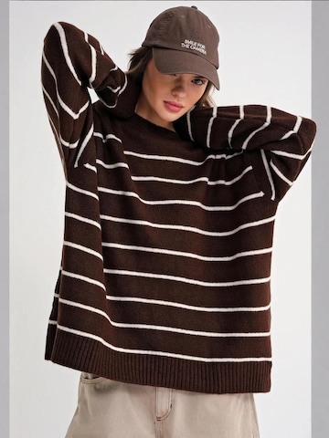 Pull-over oversize MixRay en marron