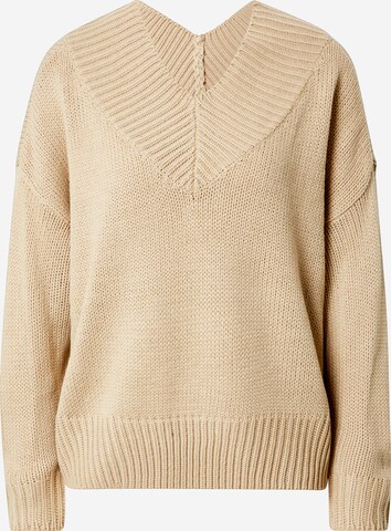 Pullover 'Sand' di Noisy may in beige: frontale