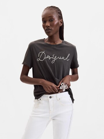 Desigual Koszulka w kolorze czarny: przód