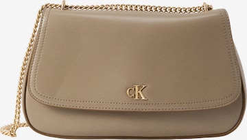 Sac à bandoulière Calvin Klein en marron : devant