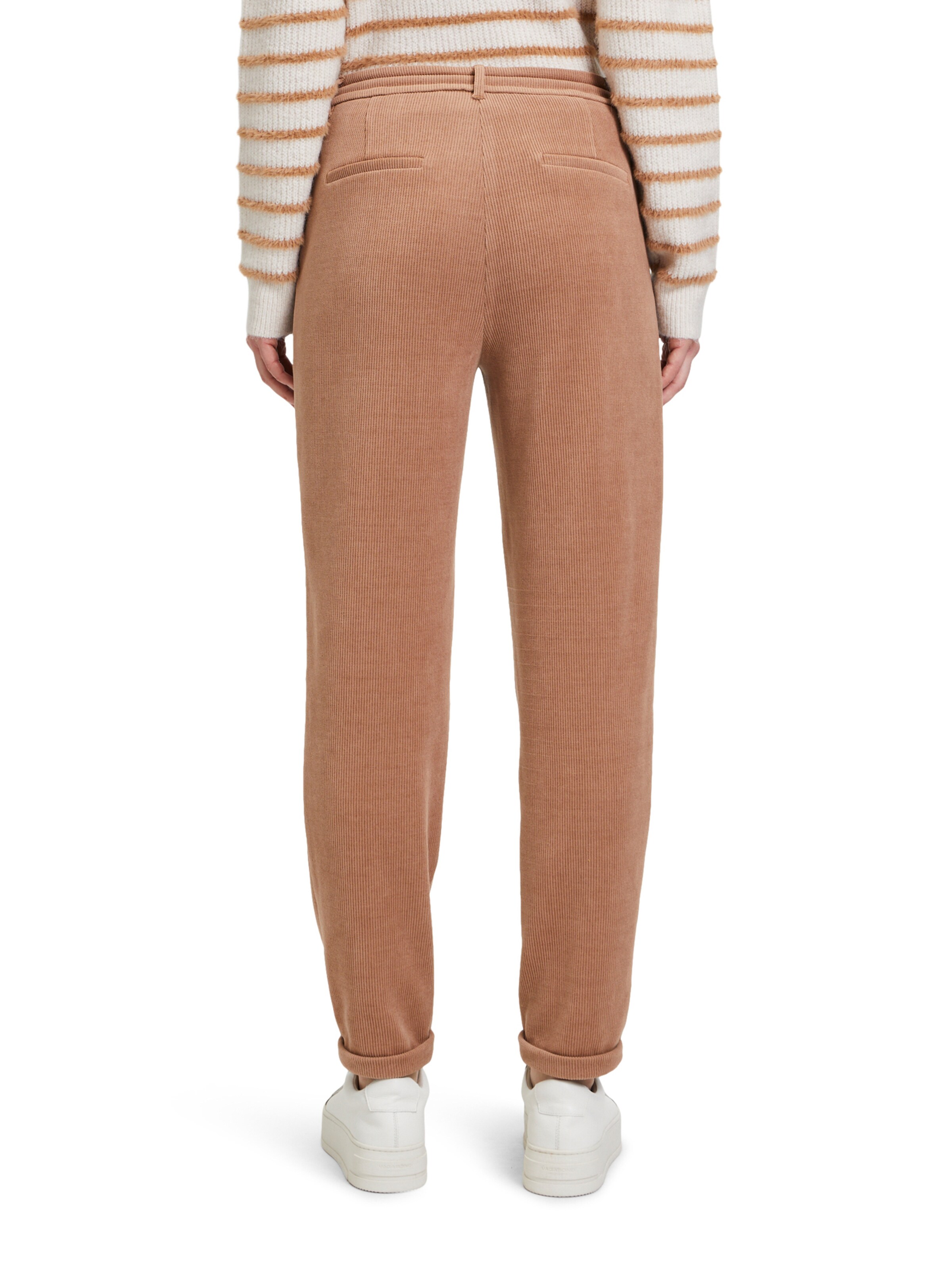 Loosefit Pantaloni di Betty & Co in marrone