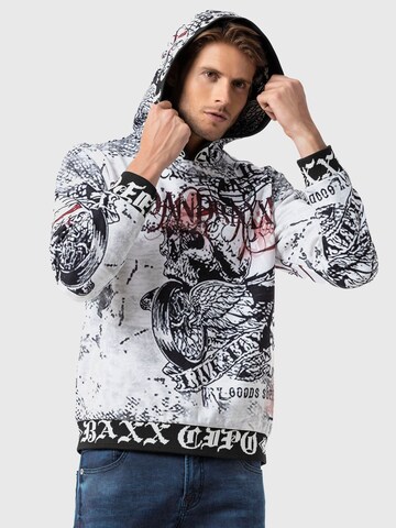 CIPO & BAXX Sweatshirt in Weiß