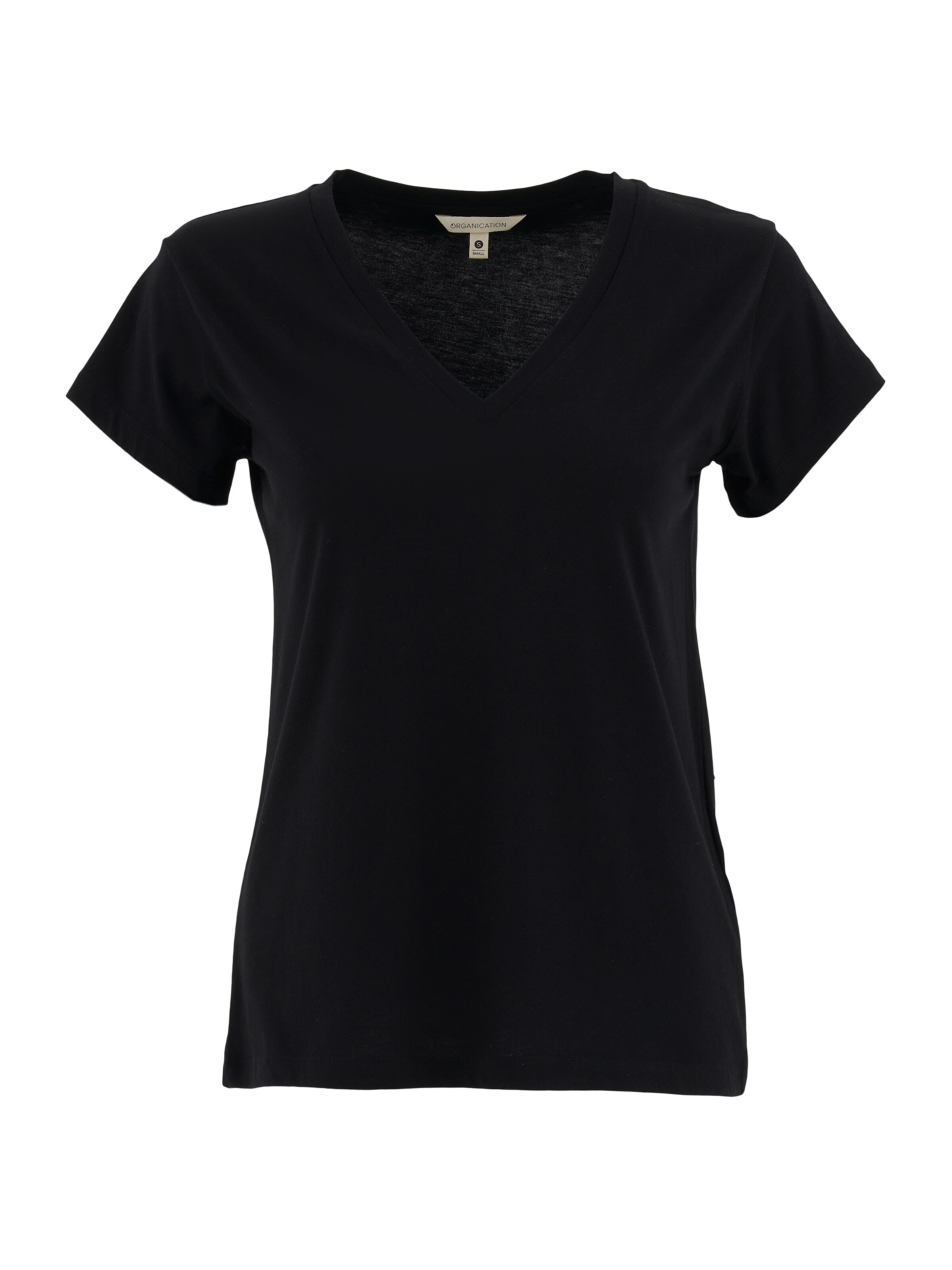 Organication Shirt in Black: front