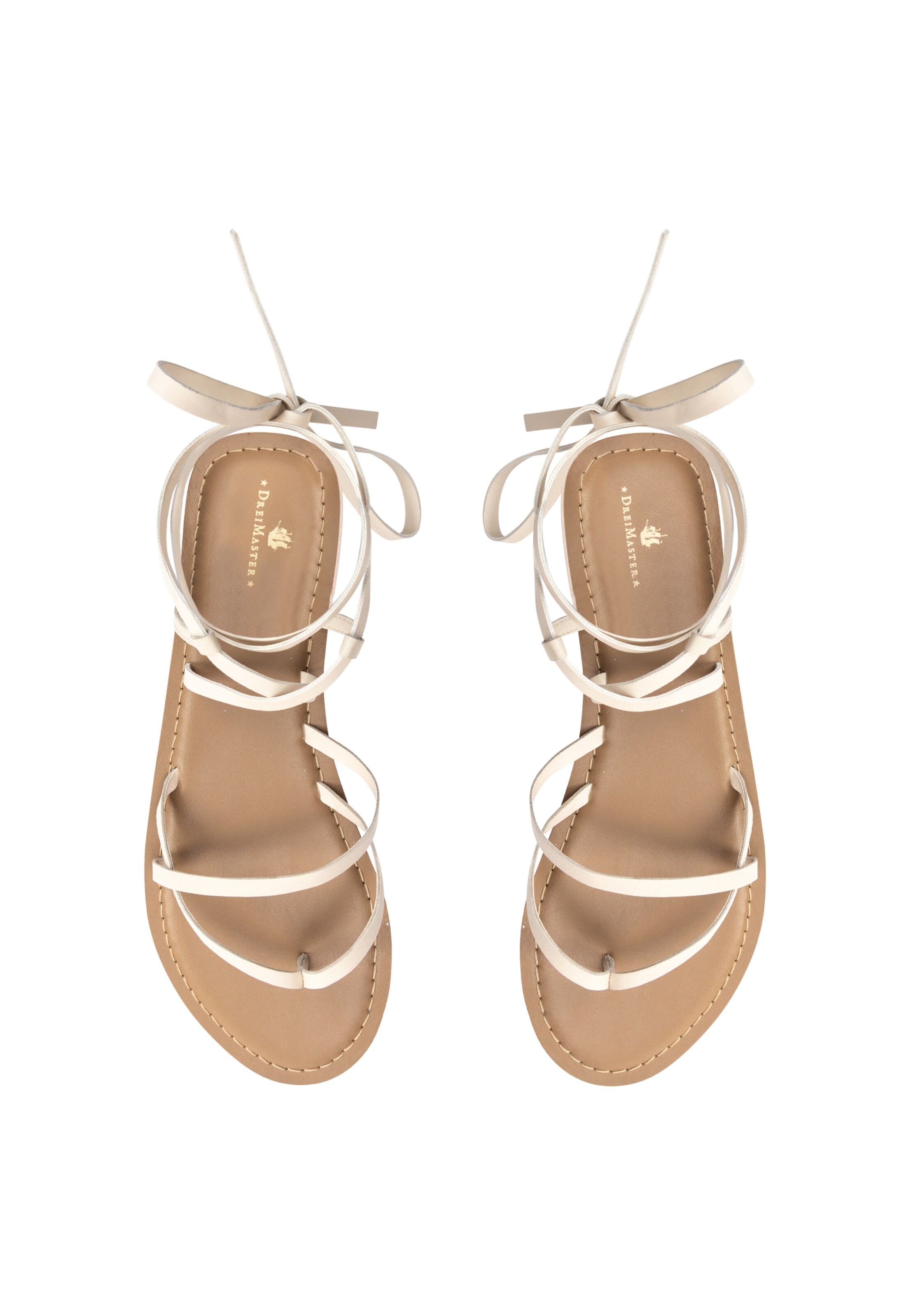 DreiMaster Vintage Strap sandal in Beige
