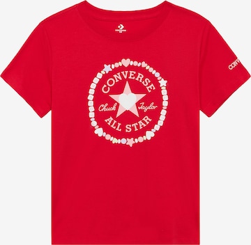 CONVERSE Paita 'VALENTINE'S DAY HEART' värissä punainen: etupuoli