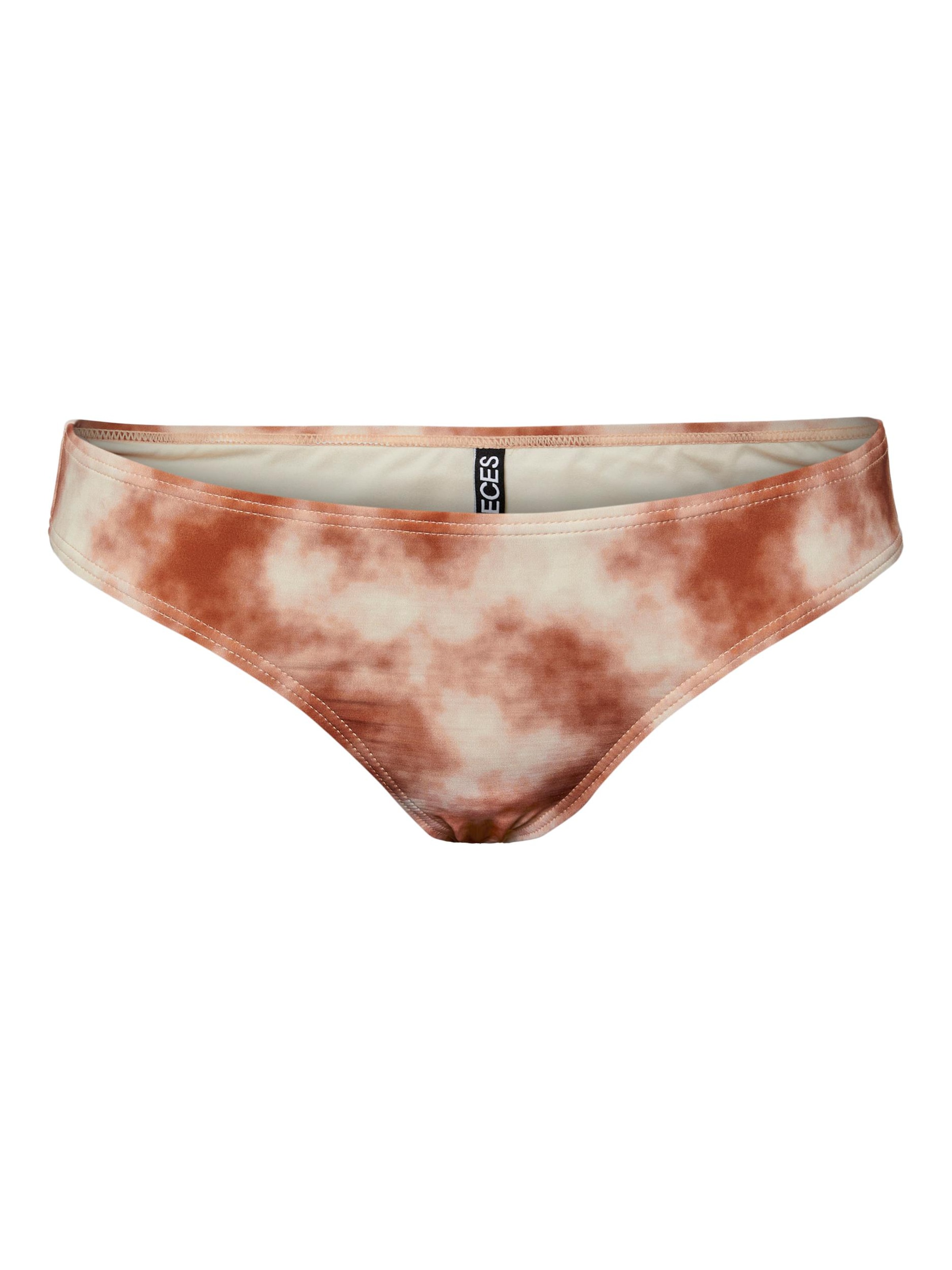 PIECES Bikini nadrágok 'BAOMI' - barna: elől