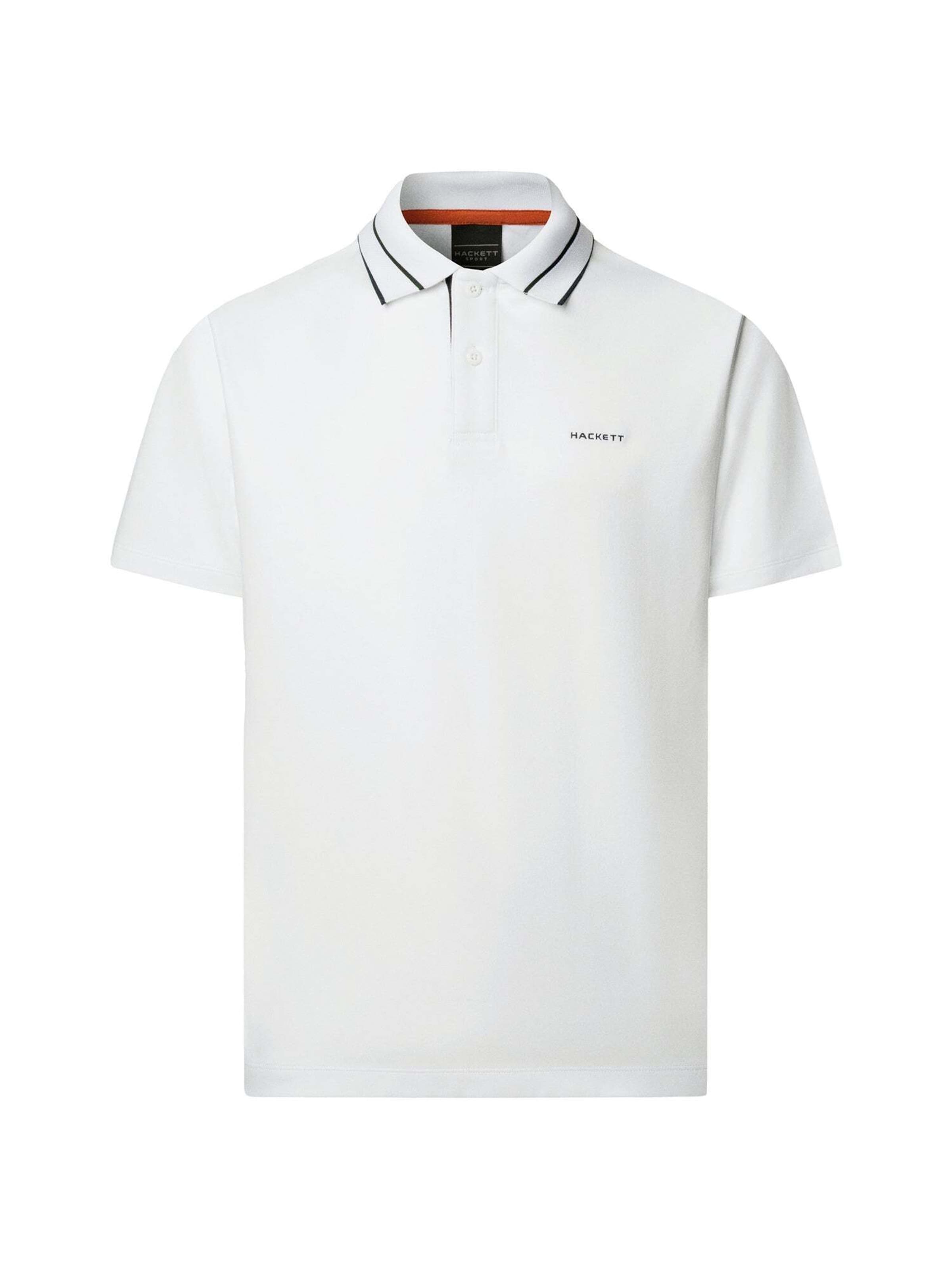Regular fit Maglietta di Hackett London in bianco: frontale