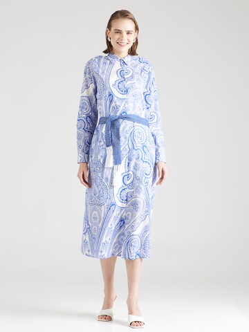 Emily Van Den Bergh Shirt Dress in Blue: front