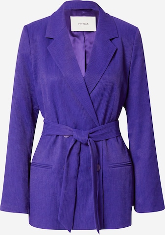 Blazer 'JACE' IVY OAK en violet : devant