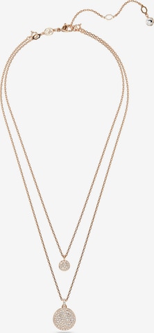 Swarovski Necklace in Gold: front