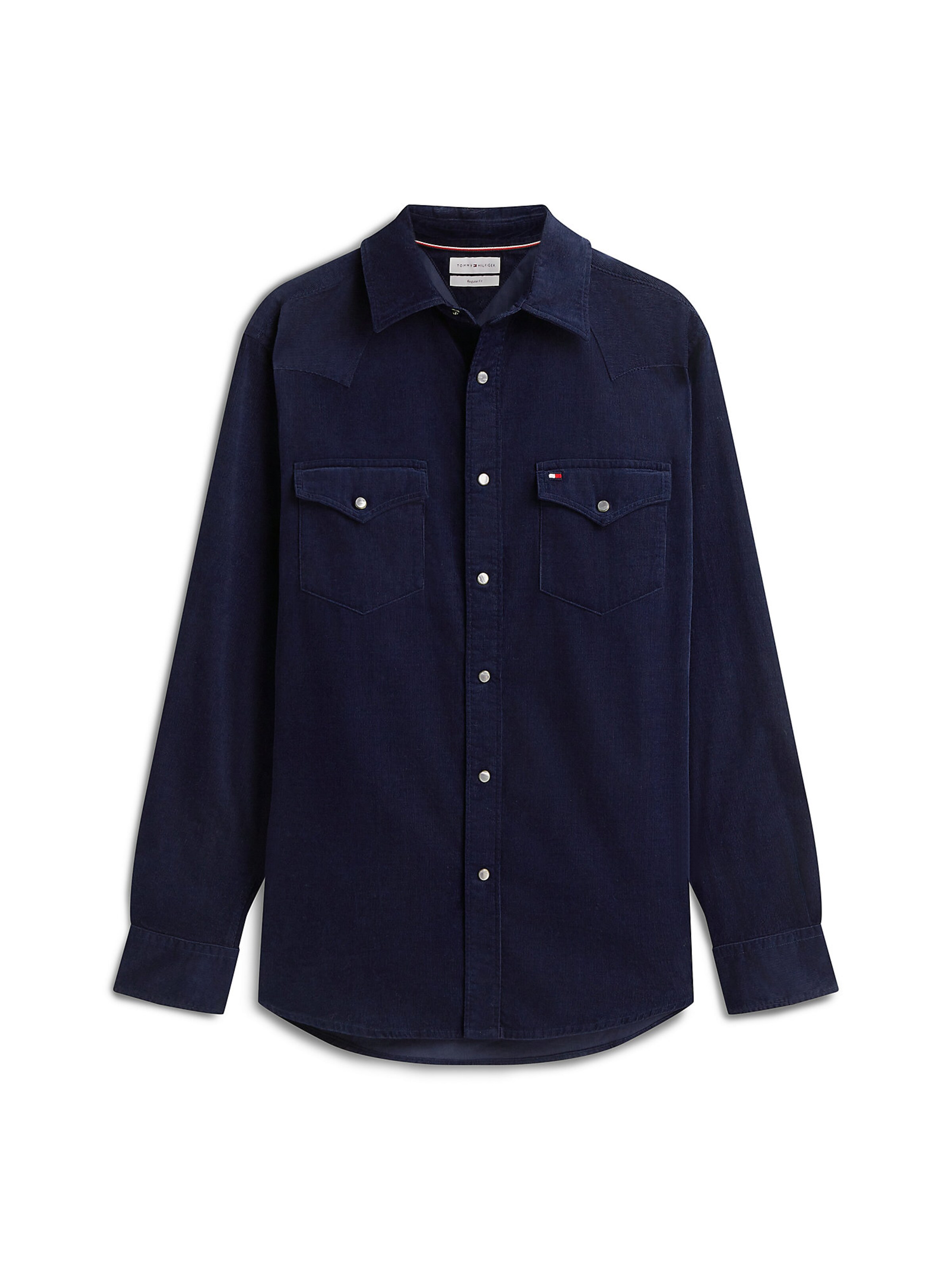 TOMMY HILFIGER Overhemd in Blauw: voorkant