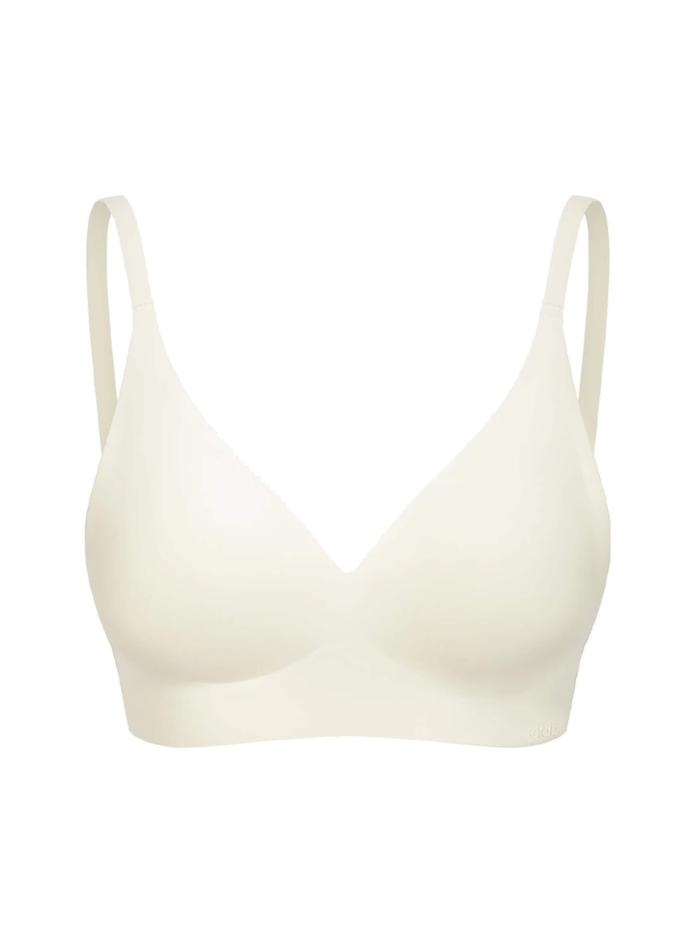 cfabPush-up Grudnjak 'Low Back Compact Light Push-Up BH' - bijela boja: prednji dio