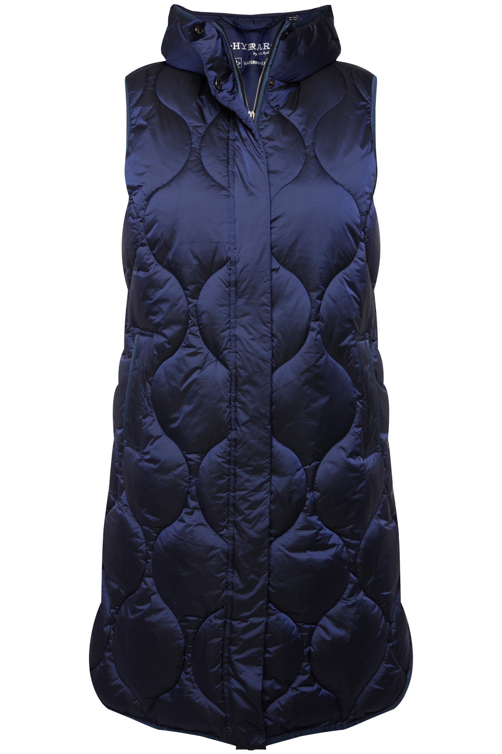 Ulla Popken Weste in Blau: Vorderseite