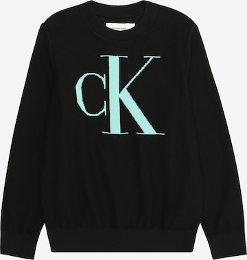 juoda Calvin Klein Jeans Megztinis: priekis