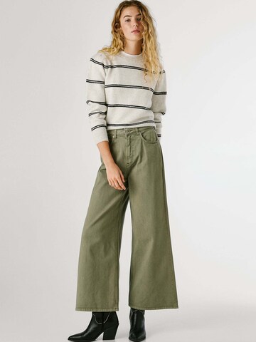 Wide leg Jeans 'Jaimy' di Pepe Jeans in verde