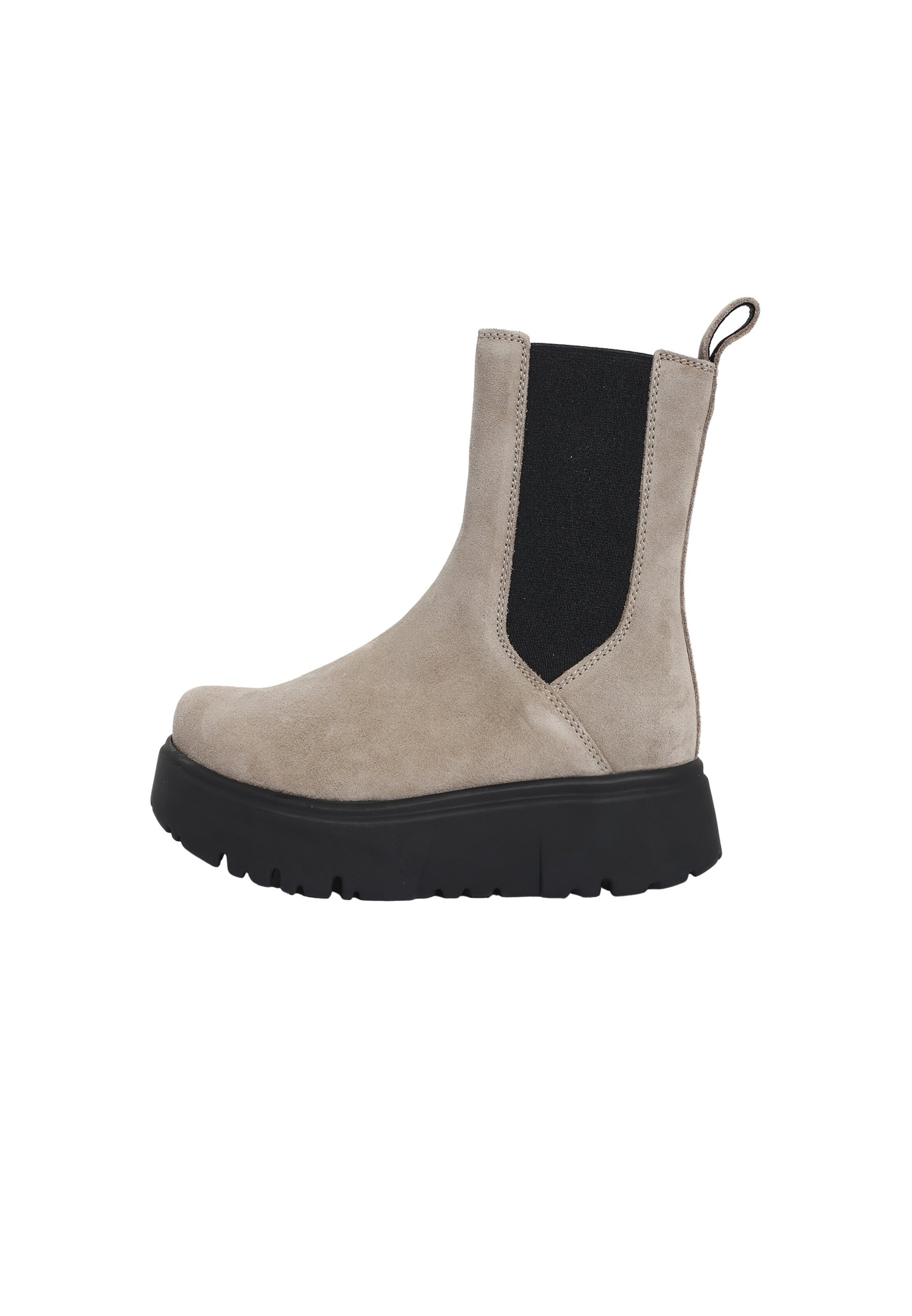 bēšs BIRKENSTOCK Čelsijas zābaki 'Theda': no priekšpuses