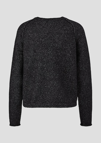 QS Pullover in Schwarz