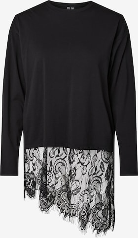 PIECES Shirt 'PCMave' in Schwarz: Vorderseite