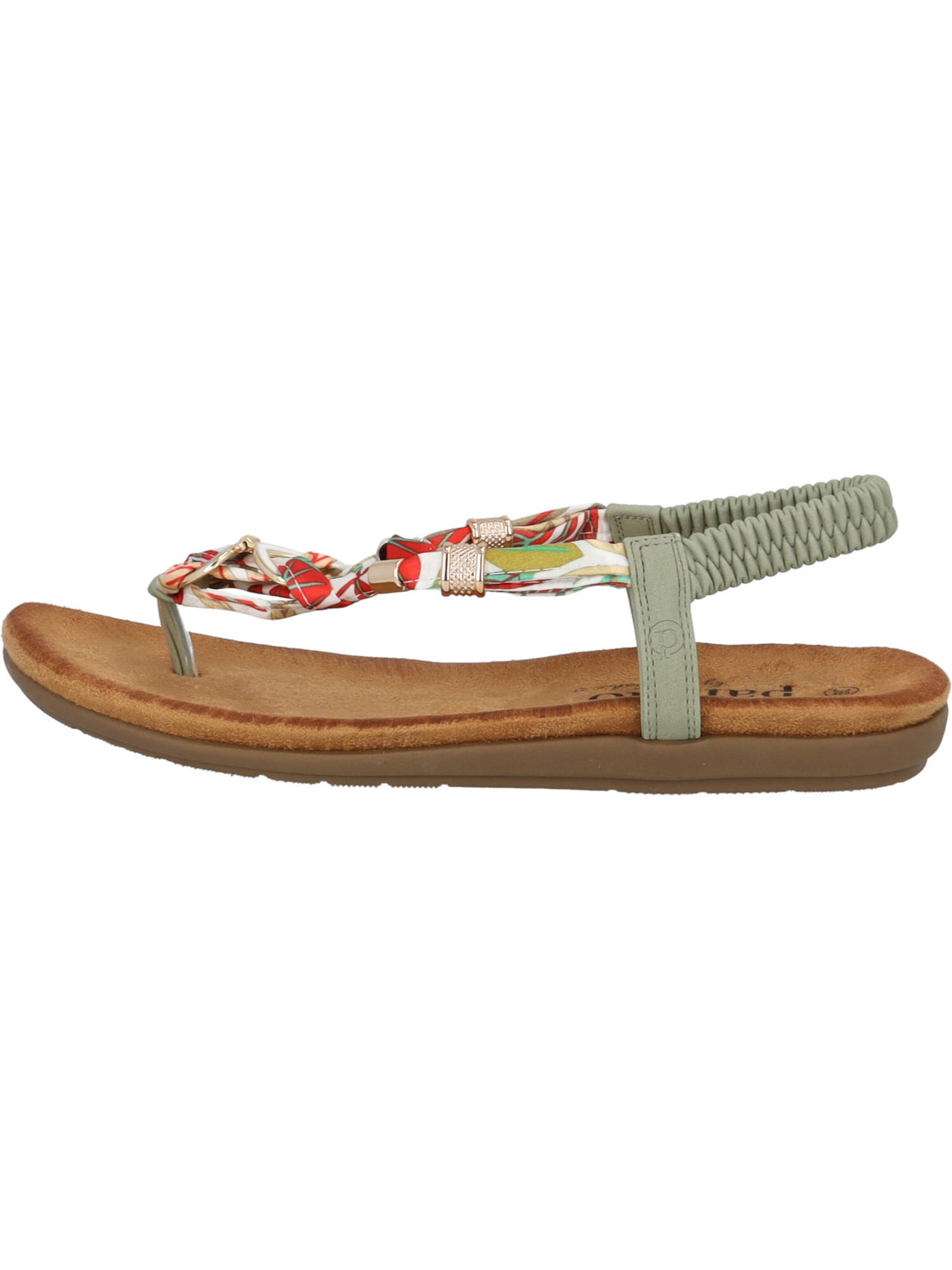 Palado by Sila Sahin Teenslipper 'Jurte' in Groen: voorkant