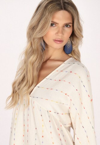 usha FESTIVAL - Vestido de verão em branco
