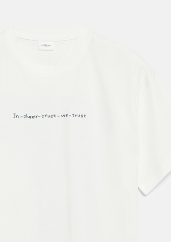 T-Shirt s.Oliver en blanc