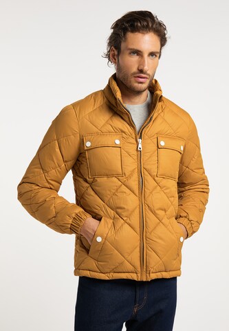 DreiMaster Maritim Between-Season Jacket in Yellow: front