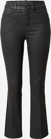 DRYKORN Flared Pants in Black: front