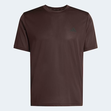 ADIDAS PERFORMANCE Performance Shirt 'WE' in Brown: front