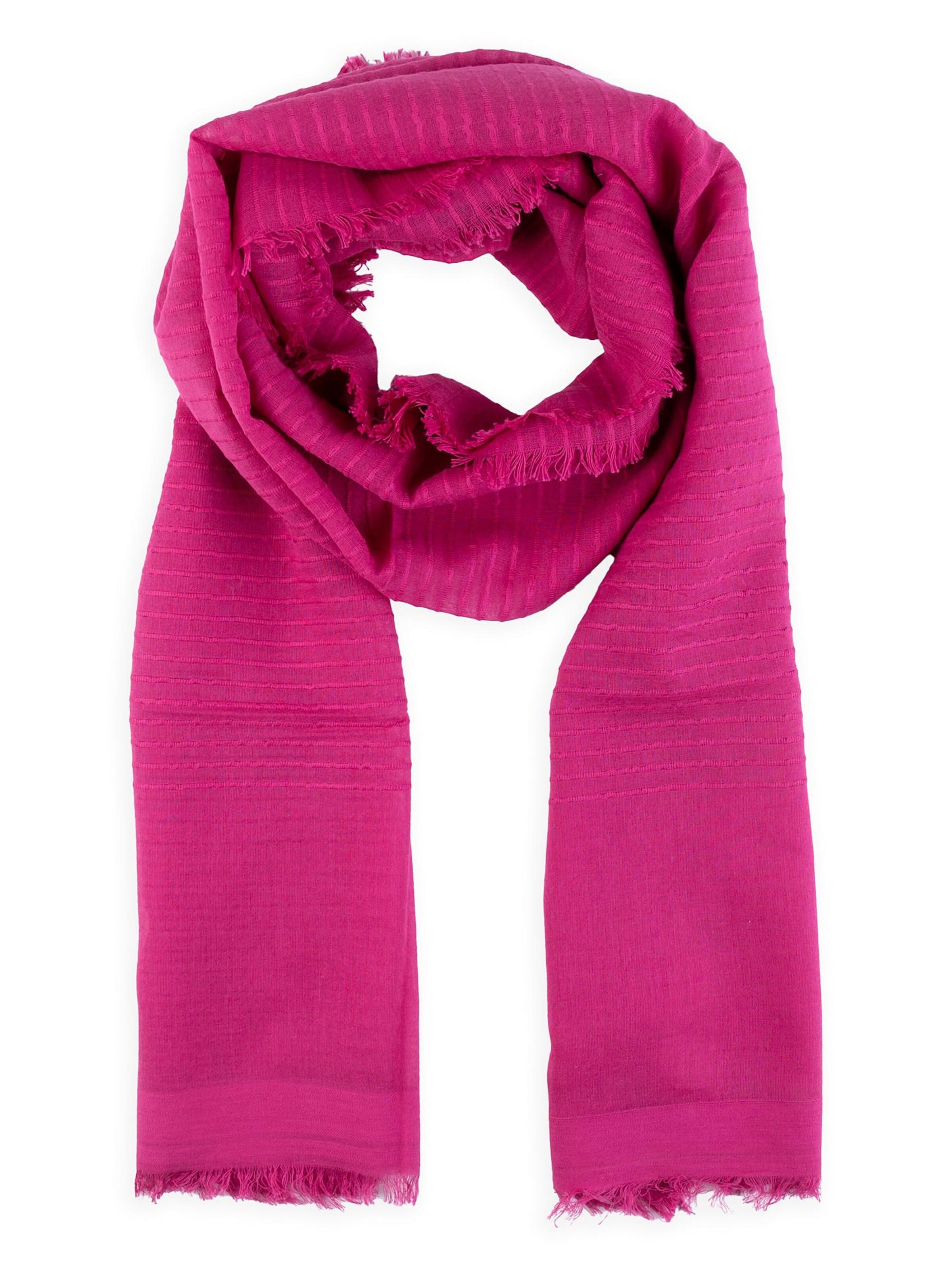 Passigatti Wrap 'Marineblauer Damenschal von Passigatti' in Pink: front