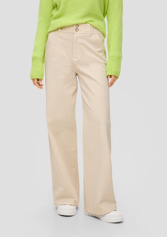 s.Oliver Wide Leg Jeans 'Suri' in Beige: Vorderseite