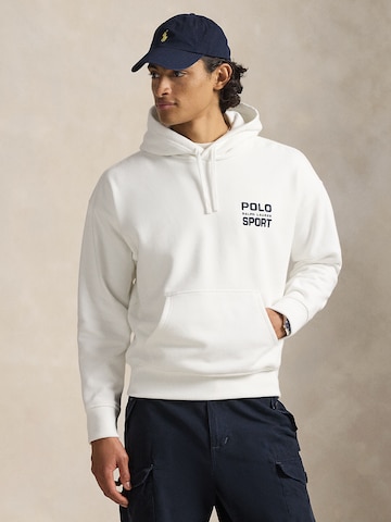 Polo Ralph Lauren Collegepaita 'HEAVY' värissä valkoinen