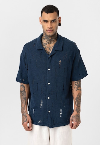 Dandalo Comfort Fit Hemd 'Raymond' in Blau: Vorderseite
