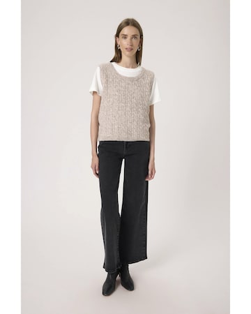 SOAKED IN LUXURY Vest 'SLVespera' in Beige