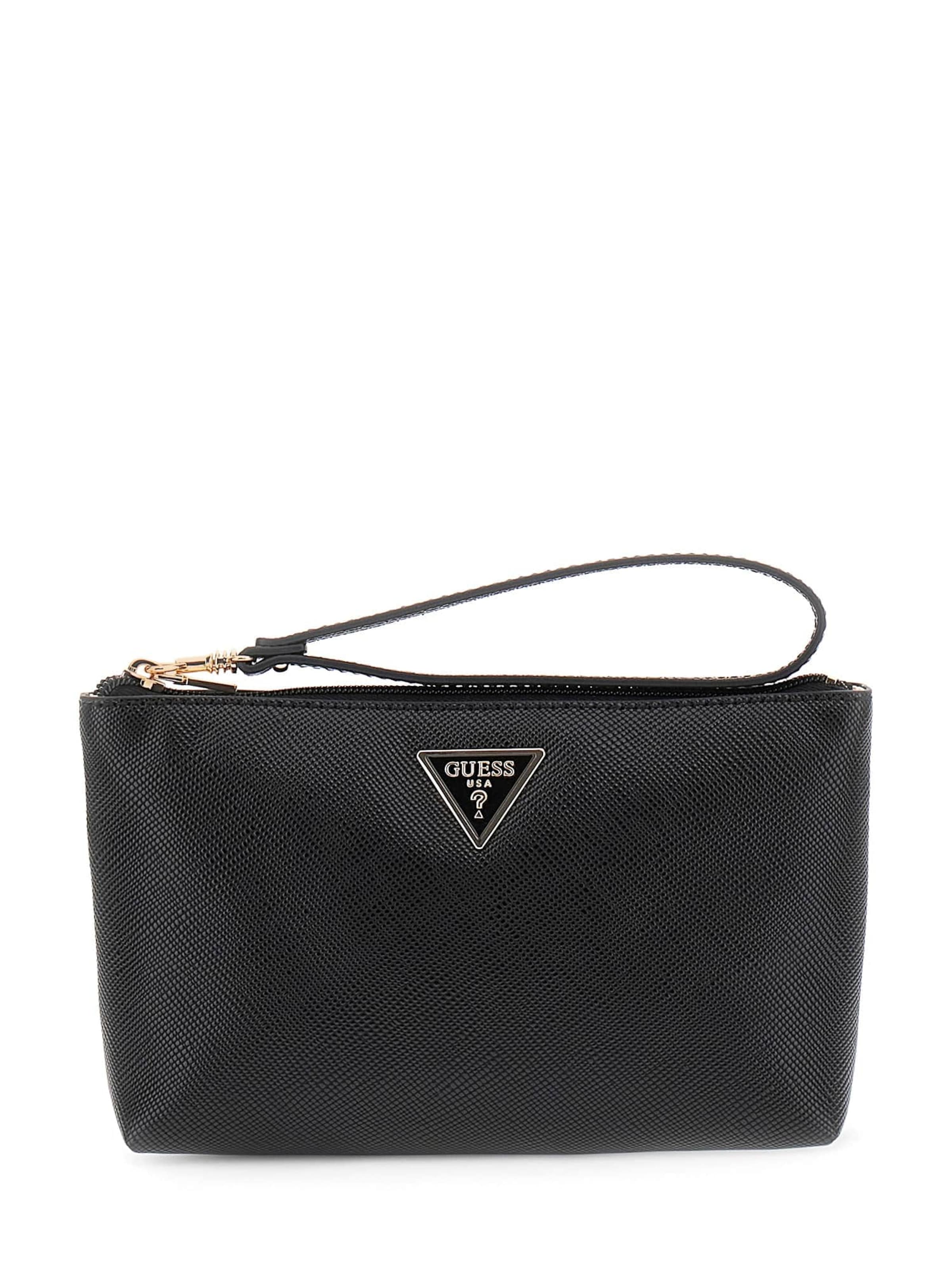 GUESS Wallet 'Laurel' in Black: front