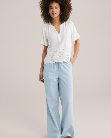 Chemisier WE Fashion en blanc