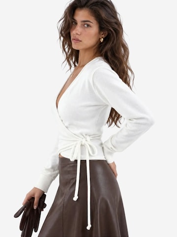 Busem Top 'Strickoberteile' in White