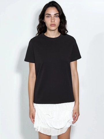 T-shirt Busem en noir : devant